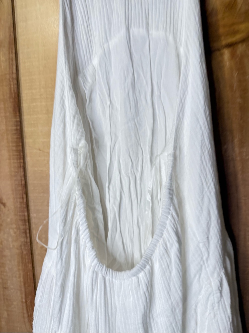 Billy J Halter Neck Maxi Dress - White - Picture 9 of 10
